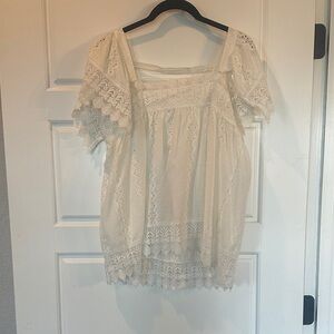 Entro Cream Lace Blouse